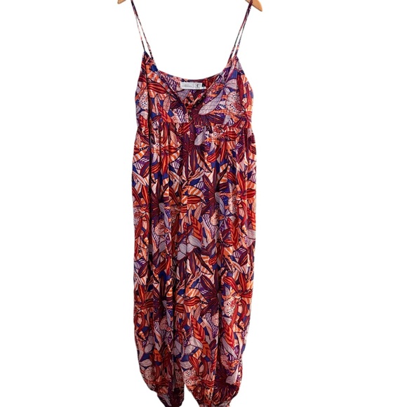 Anthropologie Claire Colin Abstract Jumpsuit Size Medium The Art of Anthro - Picture 8 of 13